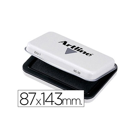 Tampon artline nº2 negro 87x143 mm