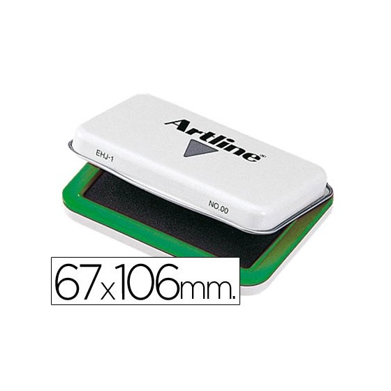 Tampon artline nº1 verde 67x106 mm