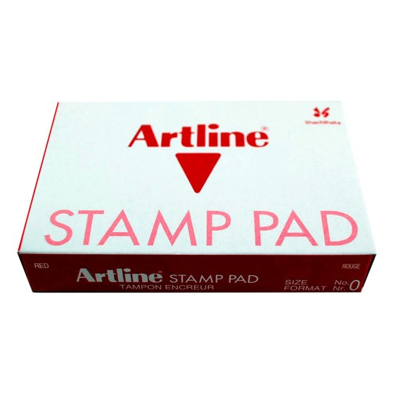 Tampon artline nº1 rojo 67x106 mm