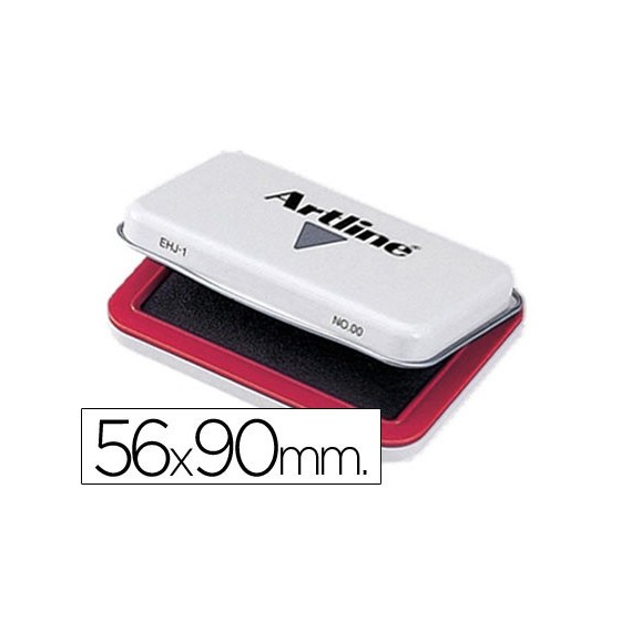 Tampon artline nº0 rojo 56x90 mm