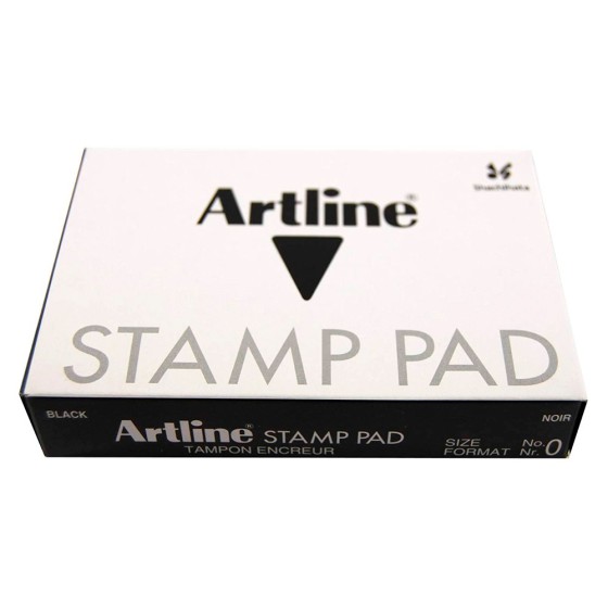 Tampon artline nº0 negro 56x90 mm