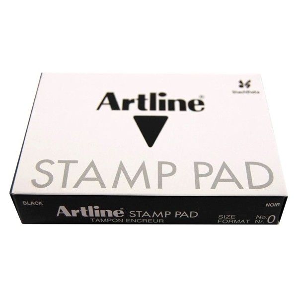 Tampon artline nº0 negro 56x90 mm