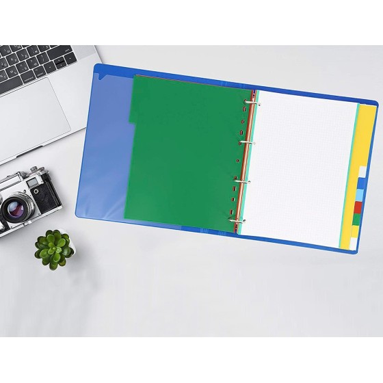 Separador liderpapel plastico juego de 5 separadores cuarto 11 taladros