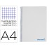 Cuaderno espiral liderpapel a4 micro wonder tapa plastico 120h 90 gr cuadro 5 mm 5 bandas 4 taladros color gris