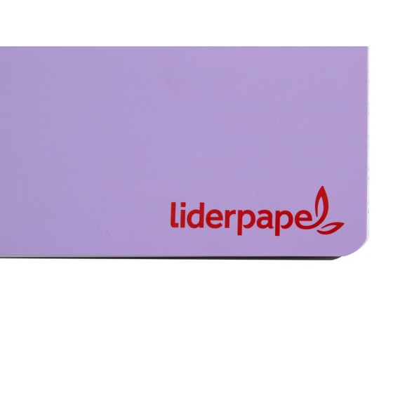 Cuaderno espiral liderpapel a4 wonder tapa plastico 80h 90gr cuadro 4mm con margen colores surtidos