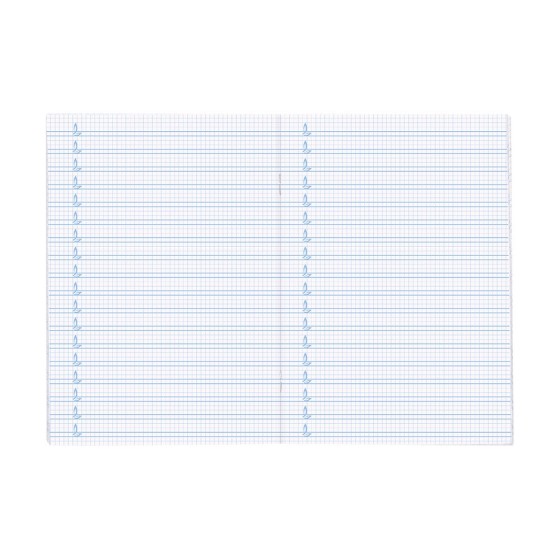 Libreta liderpapel pautaguia tapa cartoncillo 32 hojas din a4 70 gr cuadriculado pautado 4 mm