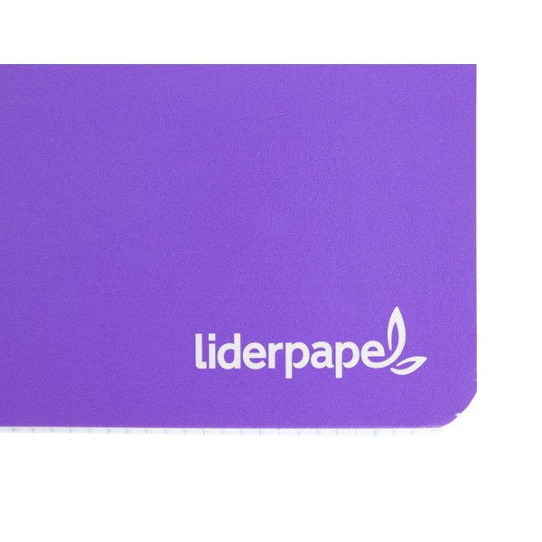Cuaderno espiral liderpapel folio smart tapa blanda 80h 60gr pauta 2,5mm con margen colores surtidos