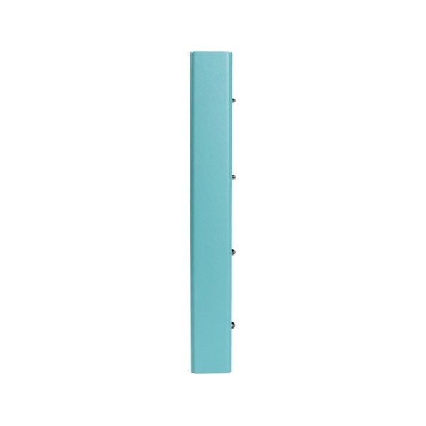 Carpeta con recambio liderpapel antartik a4 cuadro 5mm forrada 4 anillas 40mm redondas color menta