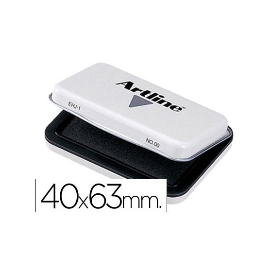 Tampon artline nº00 negro 40x63 mm