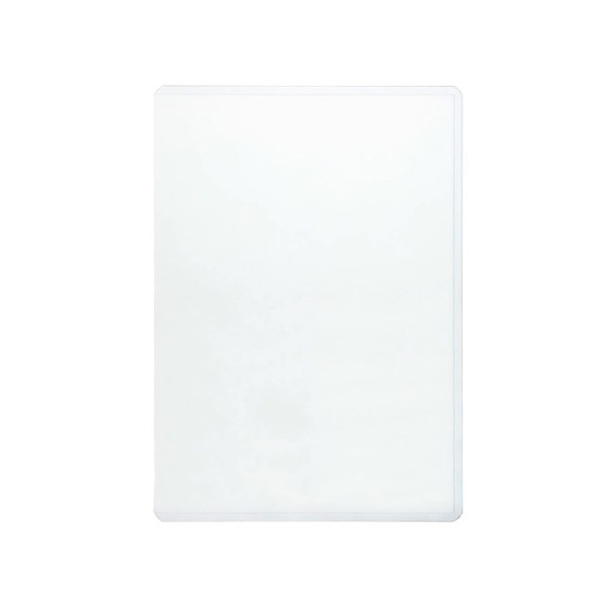 Funda portadocumento q-connect folio 140 micras pvc transparente 230x330mm