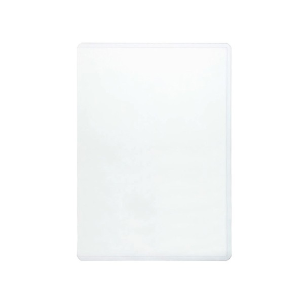 Funda portadocumento q-connect folio 140 micras pvc transparente 230x330mm