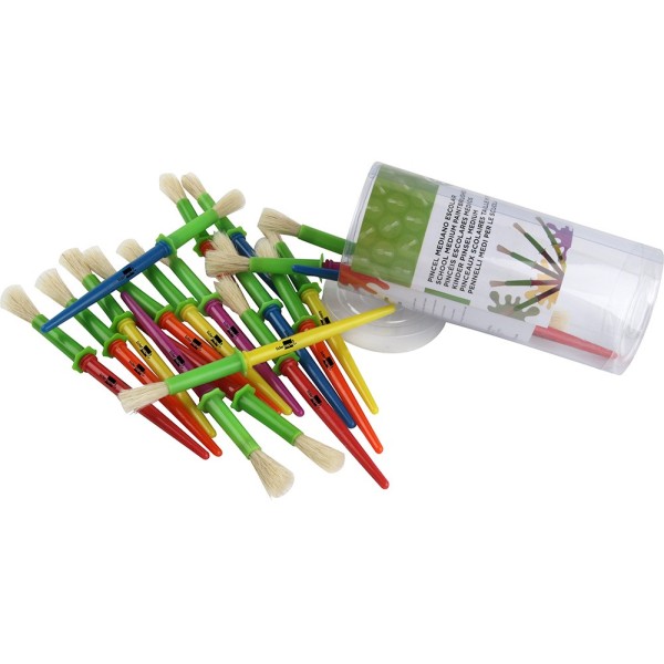 Pinceles escolares liderpapel mediano