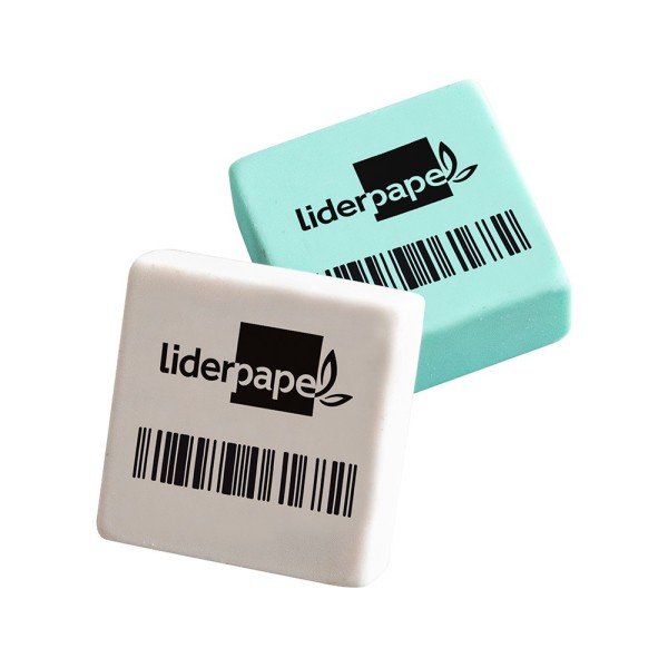 Goma de borrar liderpapel para lapiz cuadrada