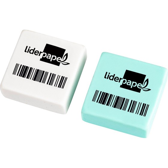 Goma de borrar liderpapel para lapiz cuadrada
