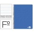 Cuaderno espiral liderpapel folio write tapa blanda 80h 60gr horizontal con margen color azul