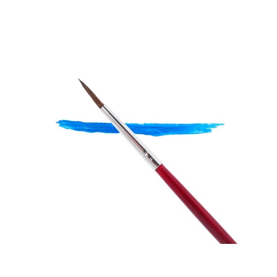 Pinceles acuarela liderpapel nº3 virola cromada pelo engomado