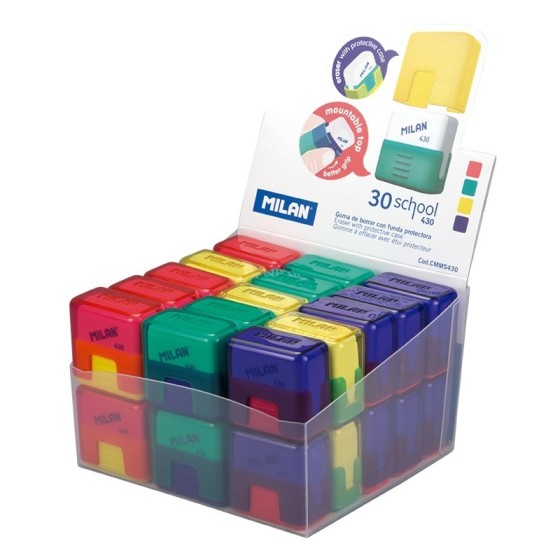 Goma Borrar MILAN 430 Con Funda School