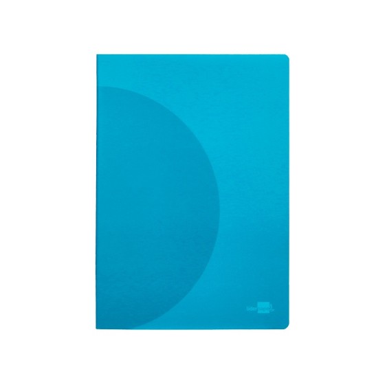 Libreta liderpapel 360 tapa de plastico a4 48 hojas 90g/m2 pauta 5 2,5mm con margen colores surtidos