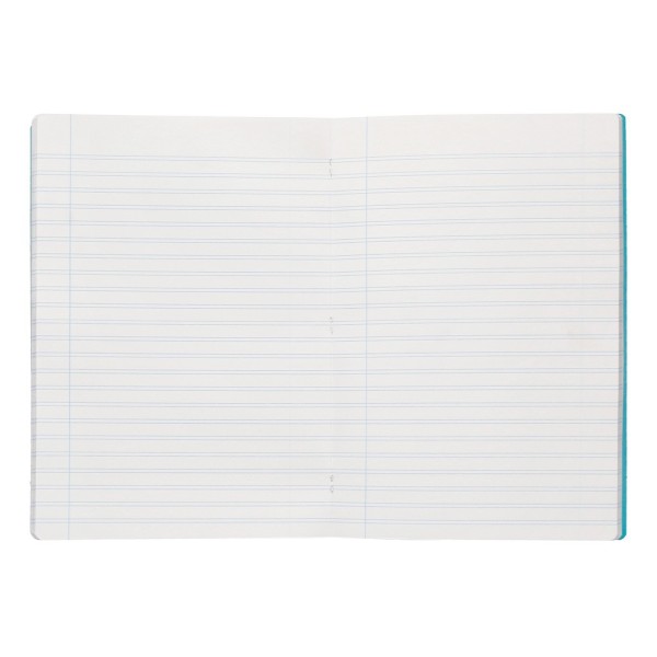 Libreta liderpapel 360 tapa de plastico a4 48 hojas 90g/m2 pauta 5 2,5mm con margen colores surtidos