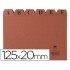 Indice fichero liderpapel carton nº4 125x200 mm