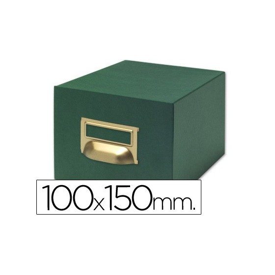 Fichero fichas tela verde 1000 fichas n.3 tamaño 100x150 mm