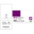 Ficha liderpapel lisa nº2 75 x 125mm paquete de 100 180g