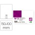 Ficha liderpapel lisa nº3 100x150mm paquete de 100 180g