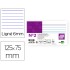 Ficha liderpapel rayada nº2 75x125 mm 180g/m2 paquete de 100 unidades