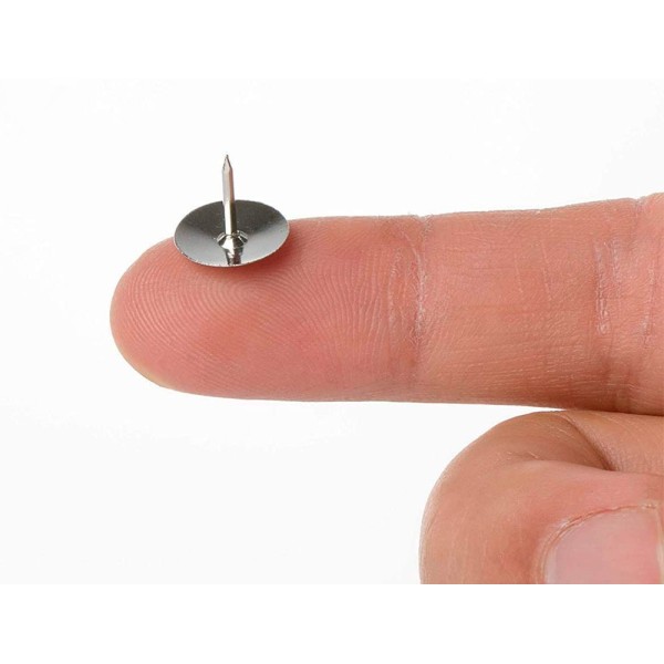 Chincheta liderpapel niquelada caja de 50 unidades