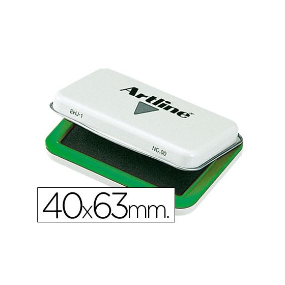 Tampon artline nº00 verde 40x63 mm