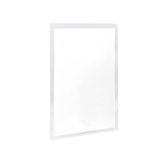 Carpeta dossier uñero plastico q-connect 180 mc folio transparente