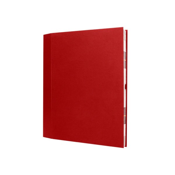 Carpeta fuelle liderpapel folio carton forrado burdeos