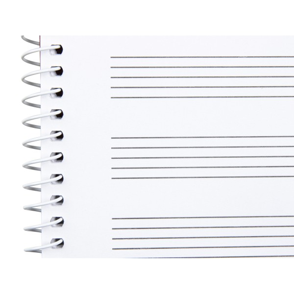 Bloc musica liderpapel pentagrama 3mm folio apaisado 20 hojas 100g/m2