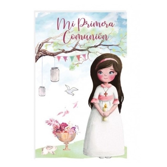 Etiquetas Adhesivas Comunión ARGUVAL Niña Rollo x250