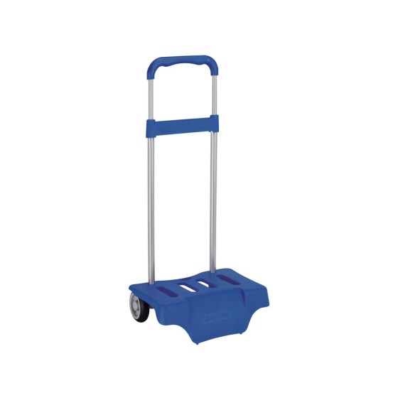 Carro Escolar Portamochilas Safta Azulina 30 x 85 x 23 cm.
