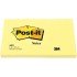 Bloc Notas Adhesivas 3M Post-it 76 x 127 mm. Amarillo