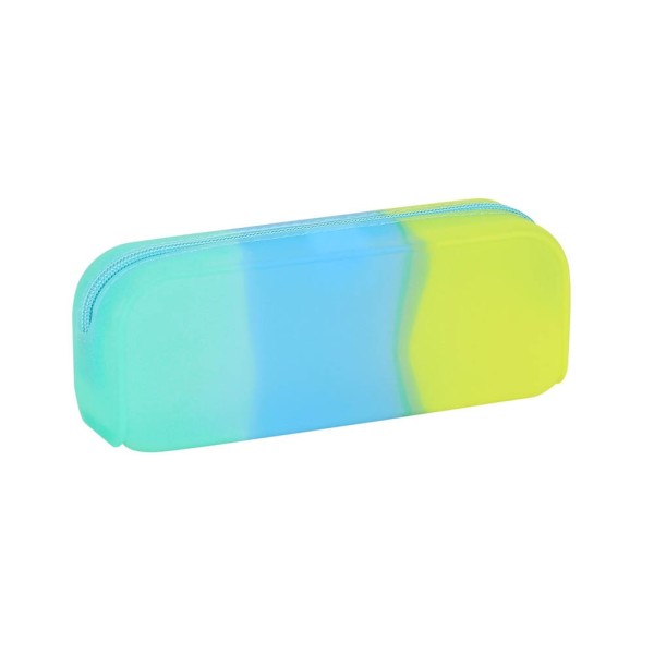 Portatodo Cuadrado Silicona Safta Tricolor 18,5 x 7,5 x 5,5 cm.