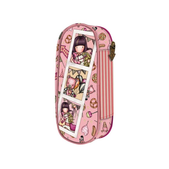 Portatodo Con Cremallera Gorjuss Fairground Carousel 10 x 23 x 6 cm.