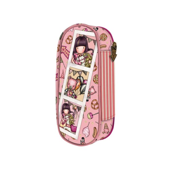 Portatodo Con Cremallera Gorjuss Fairground Carousel 10 x 23 x 6 cm.