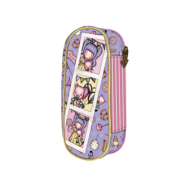 Portatodo Con Cremallera Gorjuss Fairground First Prize 10 x 23 x 6 cm.