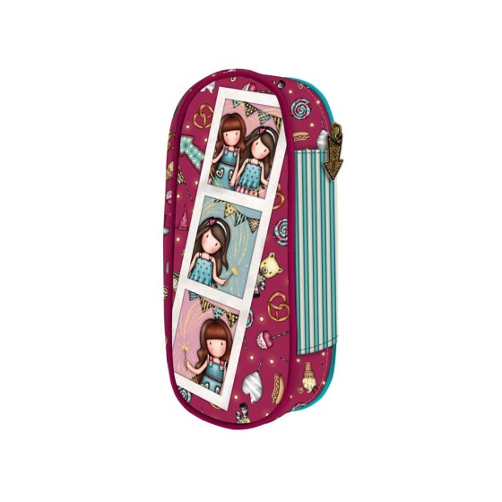 Portatodo Con Cremallera Gorjuss Fairground Fireworks 10 x 23 x 6 cm.