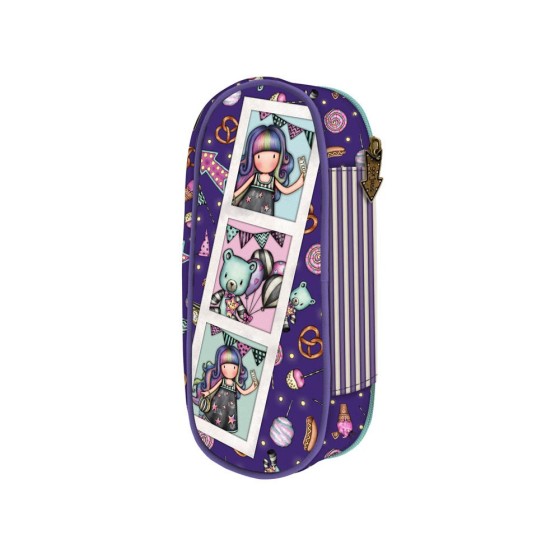Portatodo Con Cremallera Gorjuss Fairground Up And Away 10 x 23 x 6 cm.