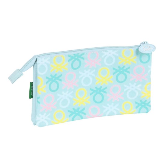 Portatodo Triple Benetton Fantasy 22 x 12 x 3 cm.
