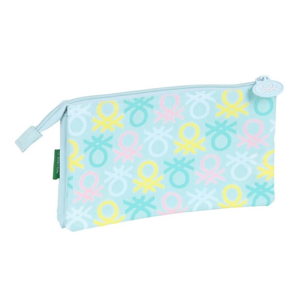 Portatodo Triple Benetton Fantasy 22 x 12 x 3 cm.