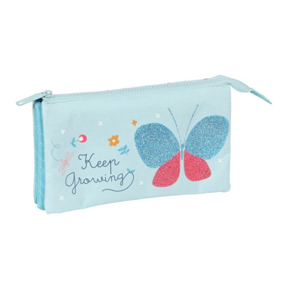 Portatodo Triple Blackfit8 Mariposa 22 x 12 x 3 cm.