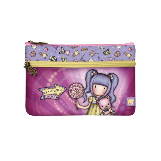 Portatodo Plano Con Bolsillo Gorjuss Fairground First Prize 23,4 x 15,5 x 1,5 cm.