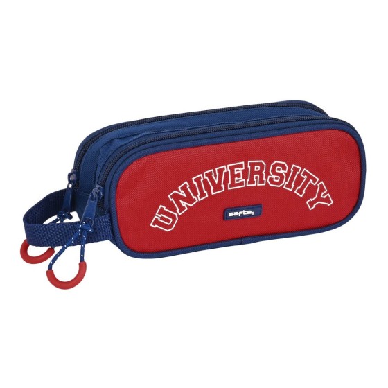 Portatodo Doble Safta University 21 x 8 x 6 cm.