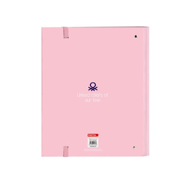 Carpeta Con Recambio 4 Anillas De 35 mm. A4 Benetton Vichy 