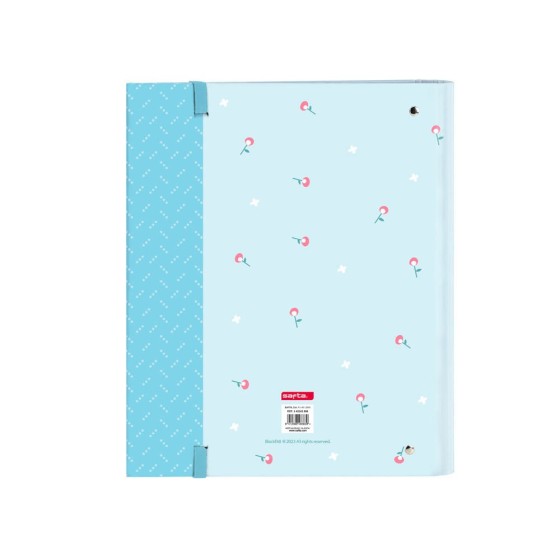 Carpeta Con Recambio 4 Anillas De 35 mm. A4 Blackfit8 Mariposa 