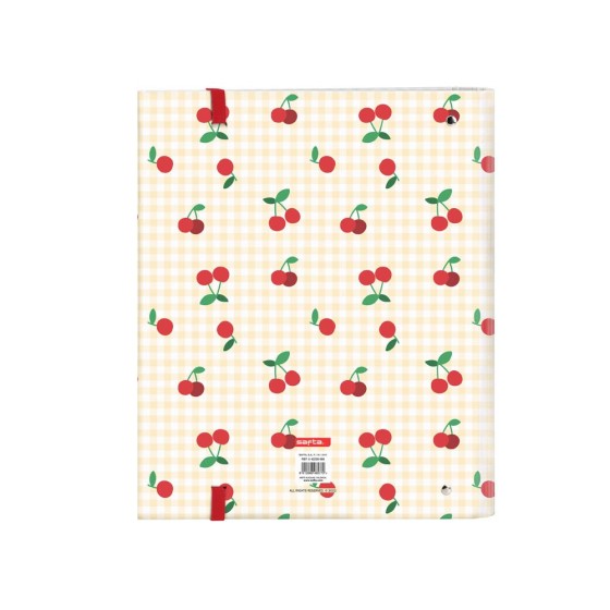 Carpeta Con Recambio 4 Anillas De 35 mm. A4 Safta Cherry 